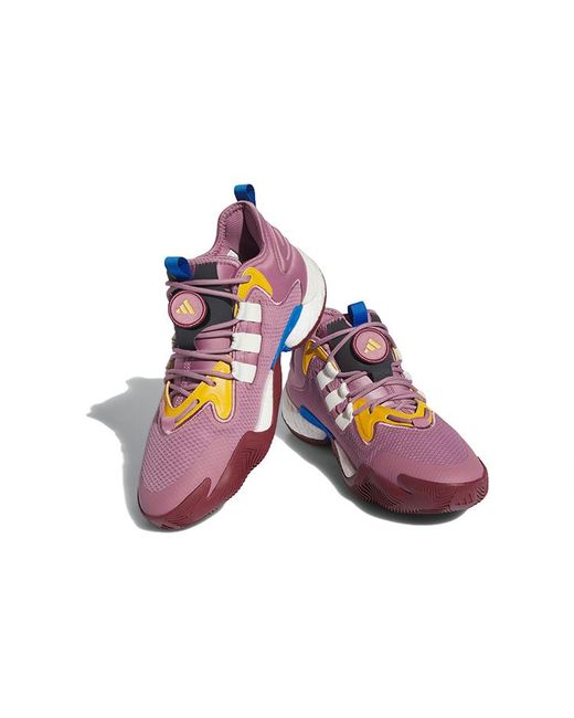 Adidas Purple Byw Select Basketball Shoes 'Wonder Orchid Off' for men
