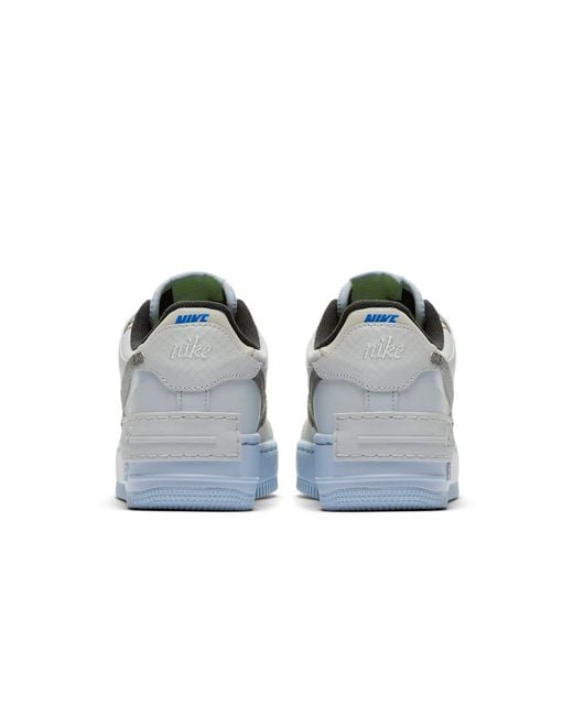 Nike Blue (Wmns) Air Force 1 Shadow 'Snakeskin'