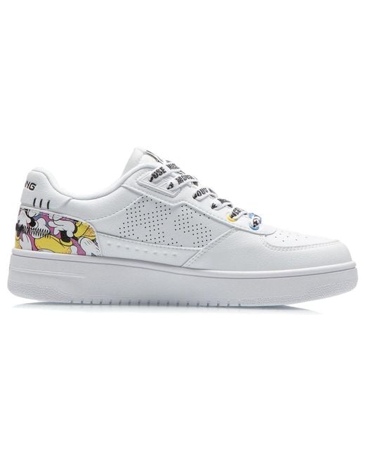 Li-ning White Classic Cushion X Disney for men