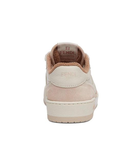 Fendi Natural (Wmns) Match Low Top Suede