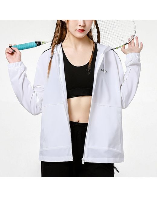 Adidas Blue (Wmns) Neo Training Sports Stripe Loose Hooded Jacket
