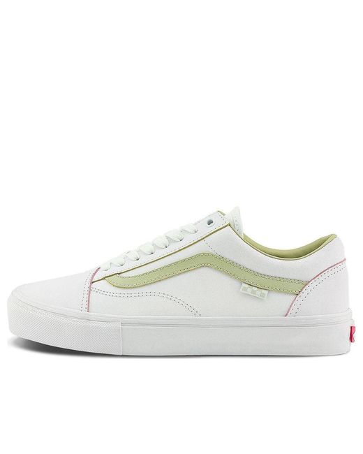Vans White Skate Old Skool Mint'