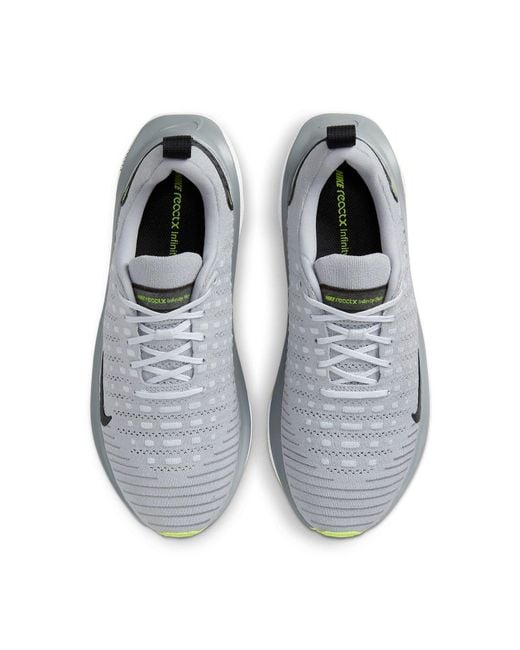 Nike White Infinityrn 4 Road Running Shoes for men
