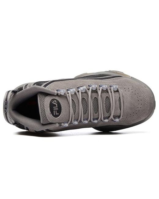 Fila Gray Forward Mid Tops for men