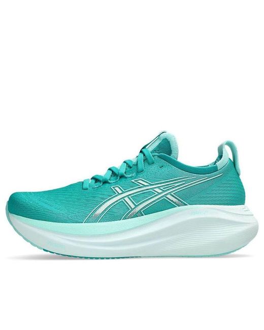 Asics Blue (Wmns) Gel-Nimbus 27 'Wave Illuminate Mint'