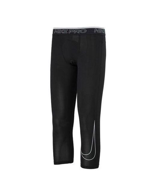 Nike Black Pro Dri-Fit Training Tight Gym Pants/Trousers/Joggers for men