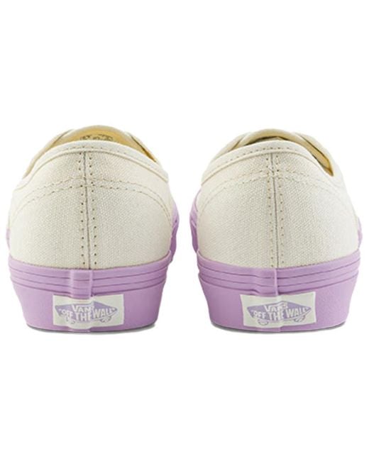 Vans Pink Authentic Canvas Shoes 'Canvas Marshmallow' for men