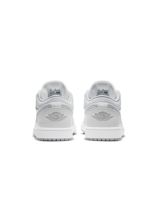 Nike White 1 Low Premium 'Elephant Print' for men