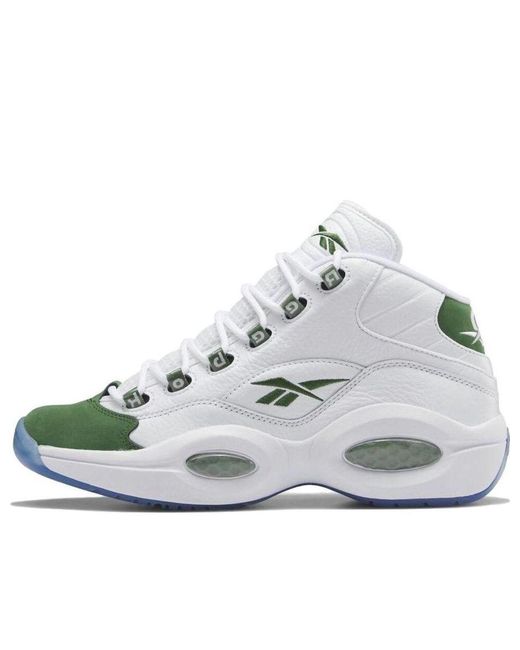 Reebok White Question Mid for men