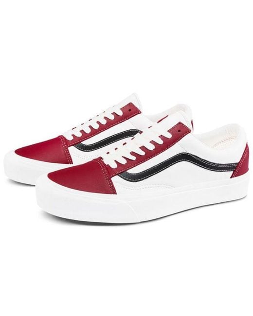 Vans White Old Skool Vlt Lx 'Chili Pepper Marshmallow' for men