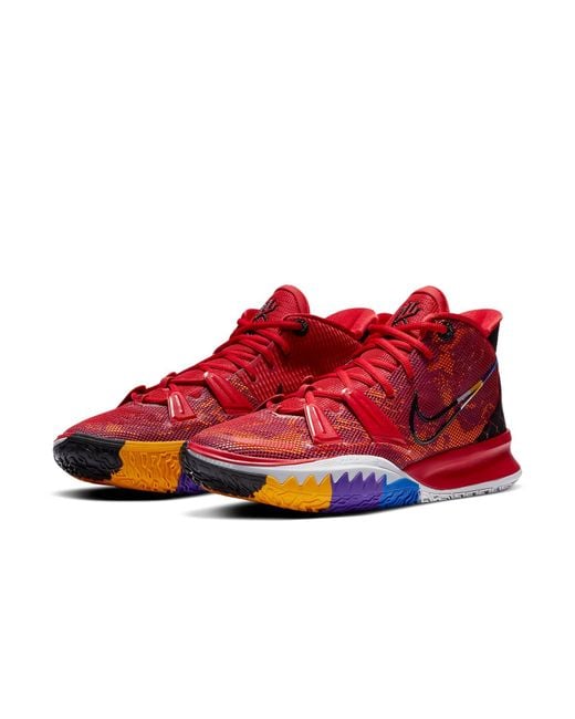 Nike Red Kyrie 7 'Icons Of Sport' for men