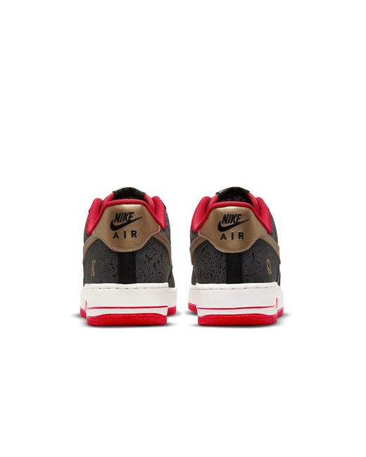 Nike Red Air Force 1 '07 Lx 'Spades' for men