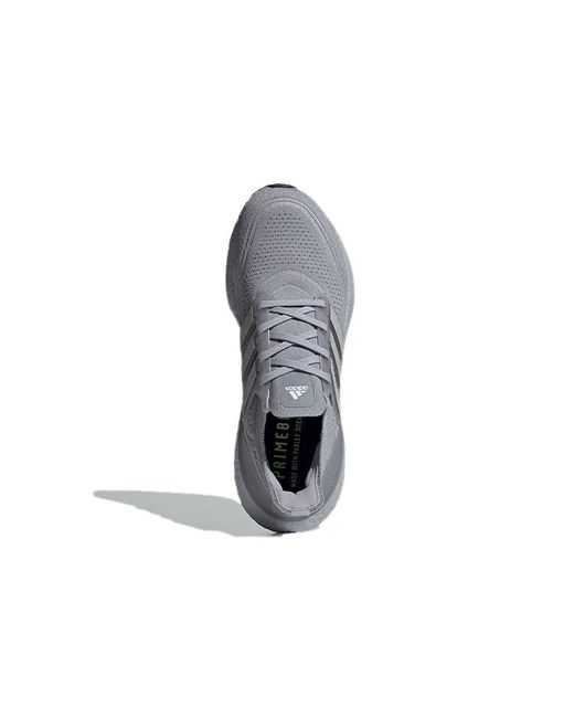 Adidas Gray Ultraboost 21 'Halo' for men