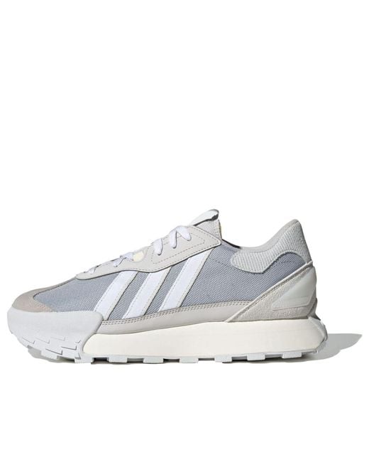 Adidas White Neo Futro Mixr 'Bluegray Light' for men