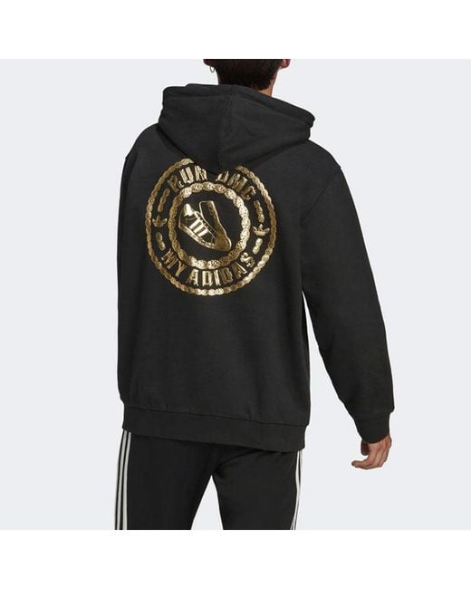 Adidas Blue Originals Run Dmc Contrasting Colors Printing Casual Sports for men