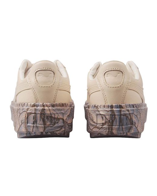 PUMA White (Wmns) Platform Trace Mimicry