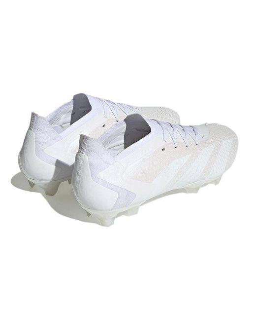Adidas White Pator Accuracy.1 Low Fg for men