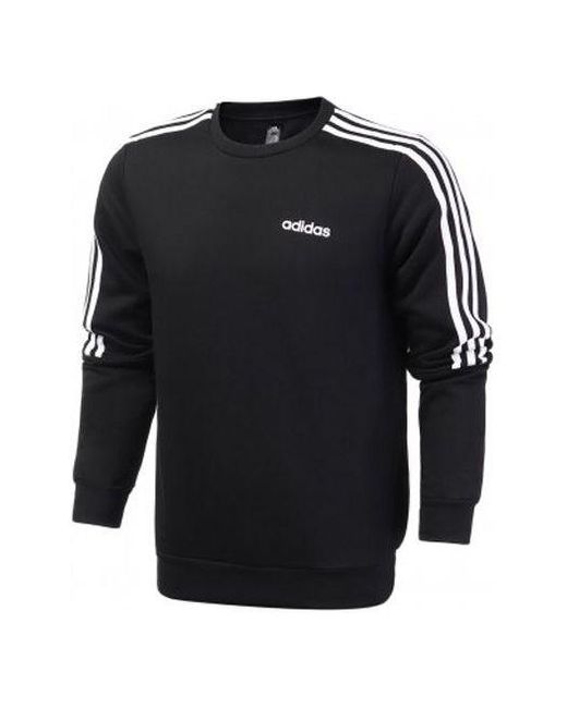 adidas M Crew 3s Training Sports Pullover in Black for Men | Lyst