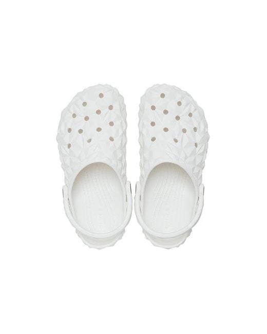 CROCSTM White Classic Geometric Clog for men