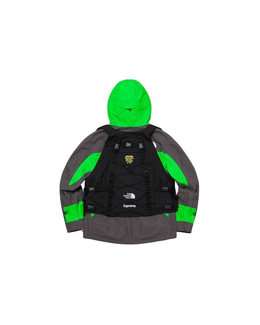 Supreme Green X The North Face Ss20 Week 3 Vest Interchange Jacket