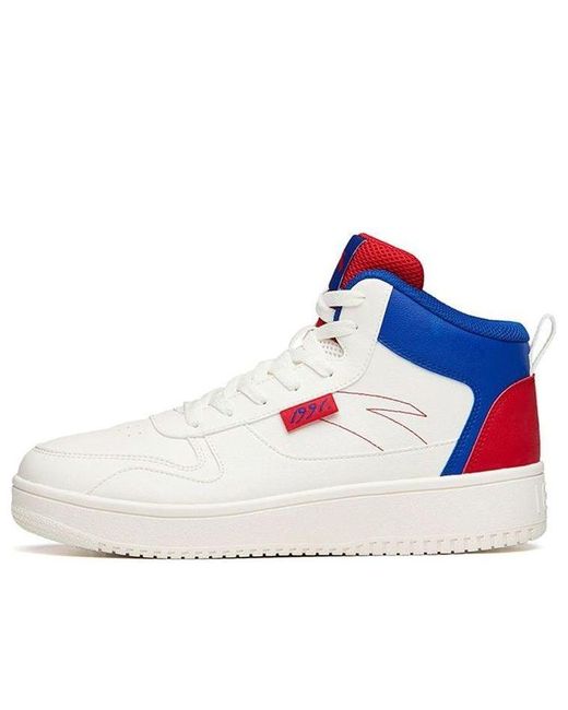 Anta Blue Skateboarding Series Sneakers High for men