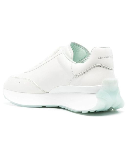 McQueen White Sprint Runner for men