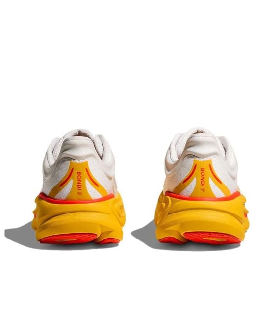 Hoka One One Yellow Bondi 9 'Frost Sunflower' for men