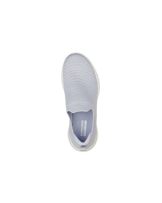 Skechers White (Wmns) Go Walk 5 'Coastal View'