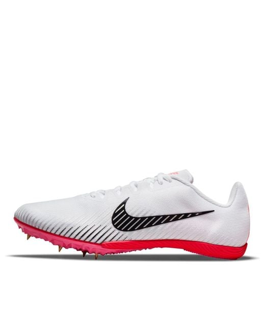 Nike White Air Zoom Rival M 9 Spikes for men