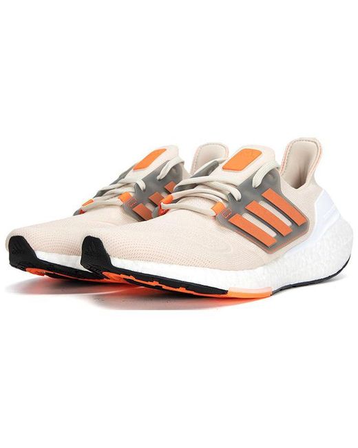 Adidas White Ultraboost 22 'Aluminium Impact' for men