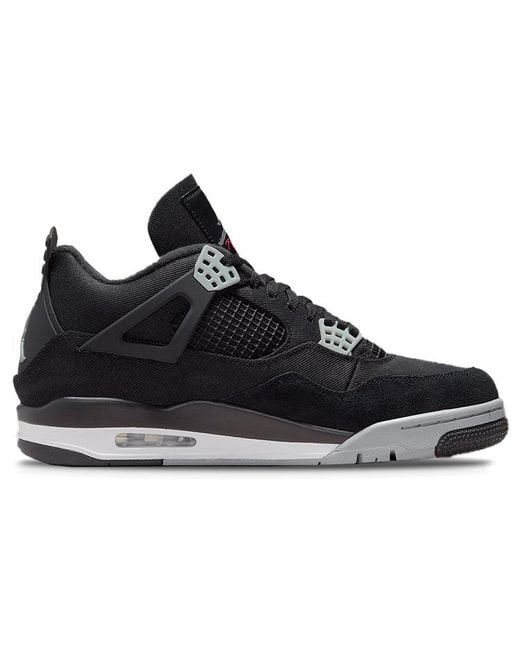 Nike Black 4 Retro Se Canvas' for men