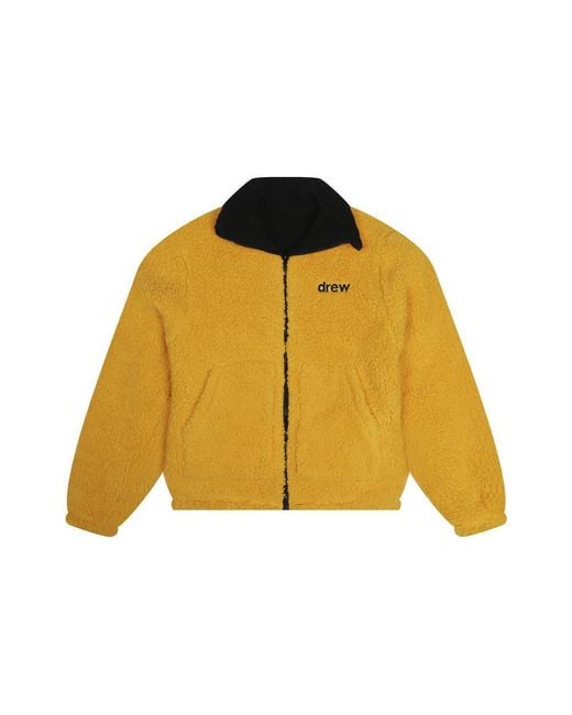 Drew House Black Reversible Zip Up Jacket for men