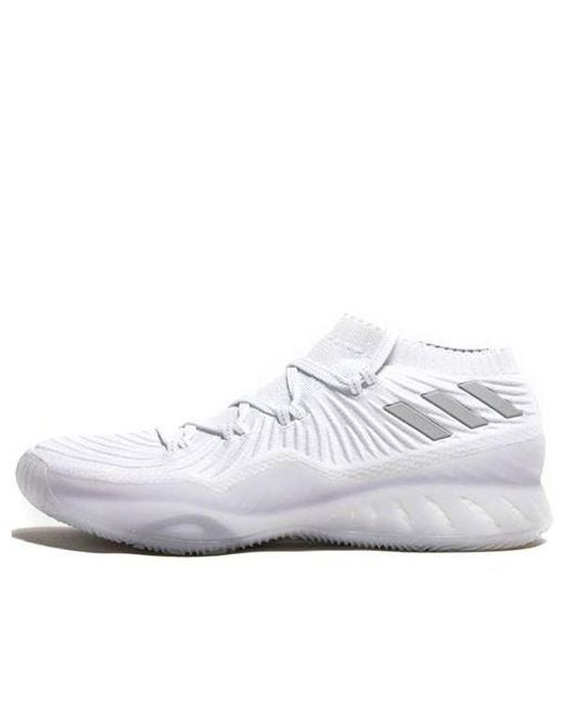Adidas White Crazy Explosive 2017 Primeknit Low 'Crystal' for men