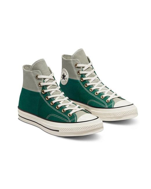 Converse Green Chuck 70 Colorblocked High 'Field Surplus' for men