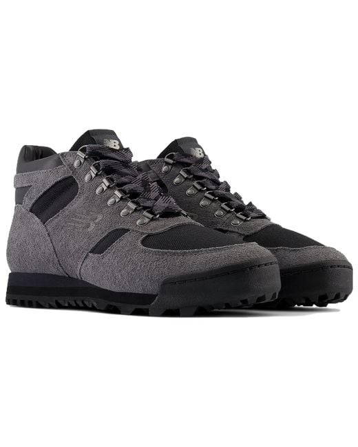 New Balance Black Rainier Low Shoes 'Magnet' for men