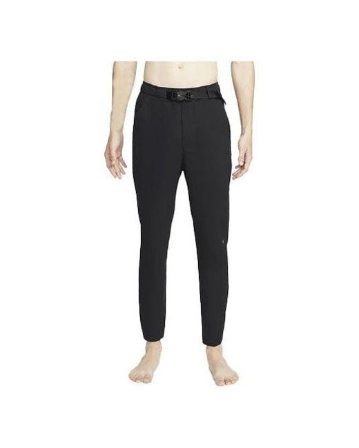 Nike Black X Mmw Crossover Ss22 Elastic Waist Solid Color Casual Long Pants/Trousers Autumn for men