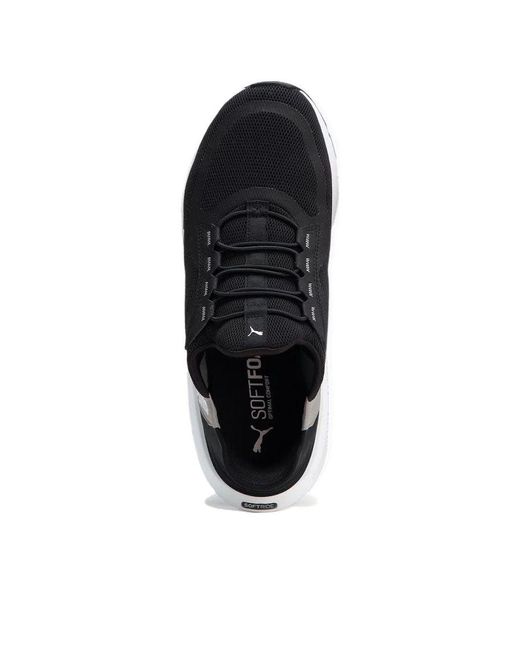 PUMA Black Softride Flex Ease Wide for men