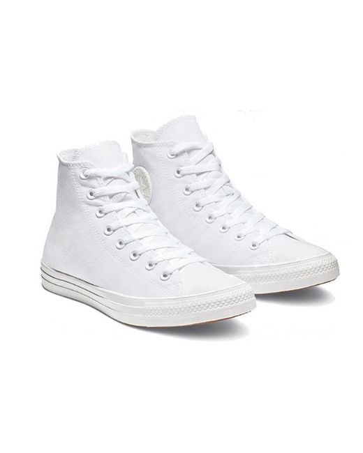 Converse White Chuck Taylor All Star High Monochrome' for men