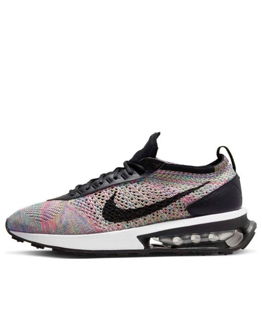 Nike Black Air Max Flyknit Racer Dm9073-300 Multicolor Running Shoes Nr5942
