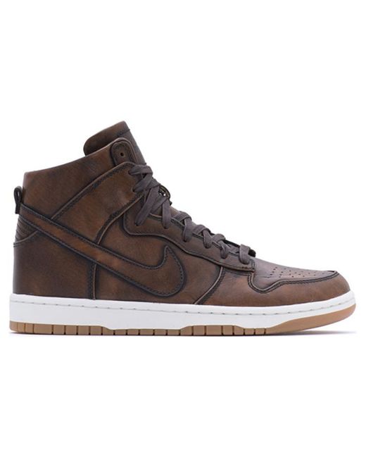 Nike Brown Dunk High Lux Sp 'Burnished Leather' for men