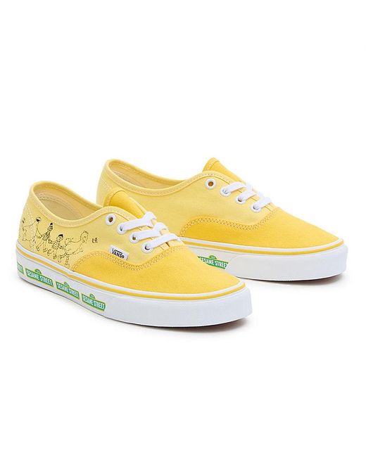 Vans Yellow X Sesame Street Authentic Shoes for men