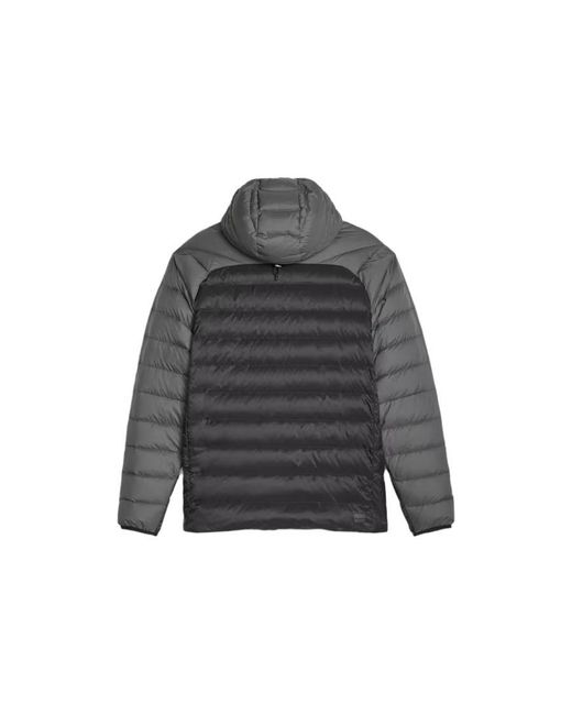 PUMA Gray Seasons Down Jacket for men