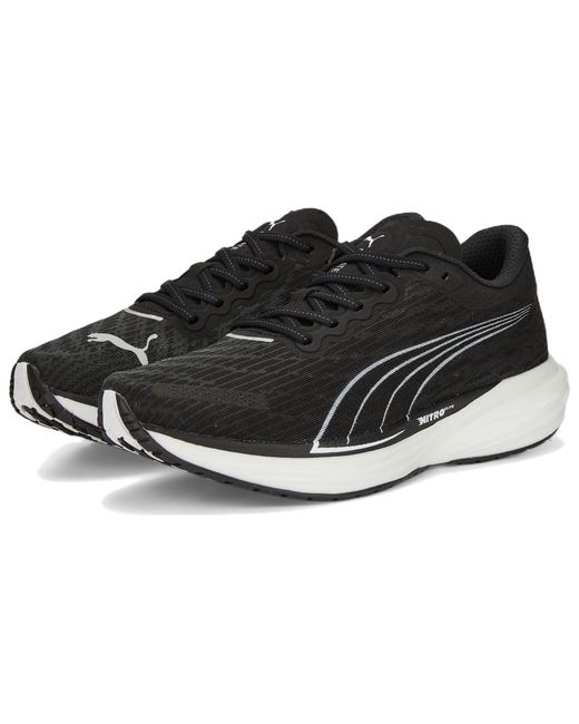 PUMA Black Deviate Nitroâ 2 Running Shoes for men