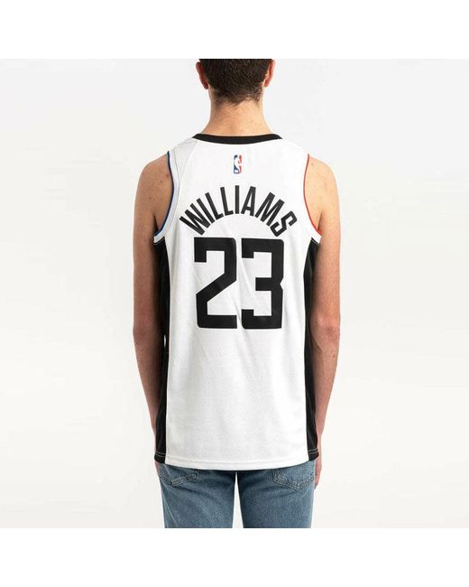 Nike Blue Nba City Limited Sw Fan Edition 19-20 Season Los Angeles Clippers No. 23 Sports Basketball Jersey/Vest for men