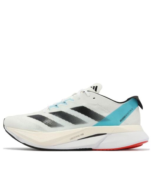 Adidas Blue Adizero Boston 12 Running Light Aqua' for men