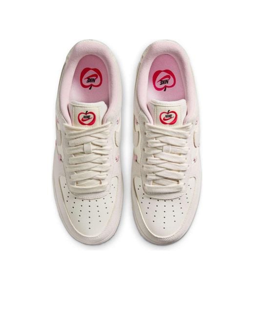 Nike White (Wmns) Air Force 1 Low 'Valentine's Day' 2025