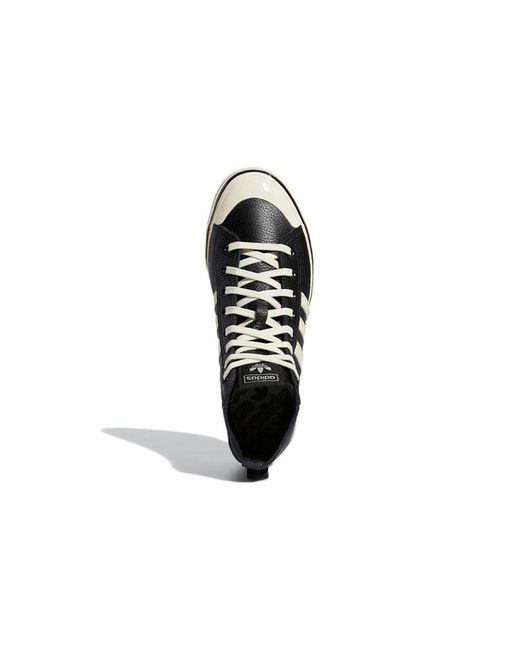 Adidas Black Nizza Hi Rf 74 for men