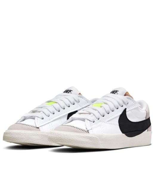 Nike White Blazer Low '77 Jumbo