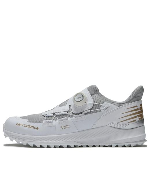 New Balance Gray Fuelcell 1001 Golf Shoes for men