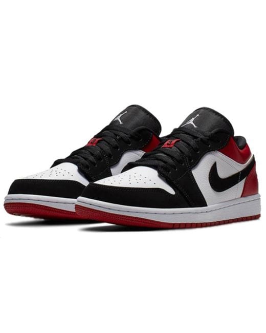 Nike Red 1 Low Toe' for men